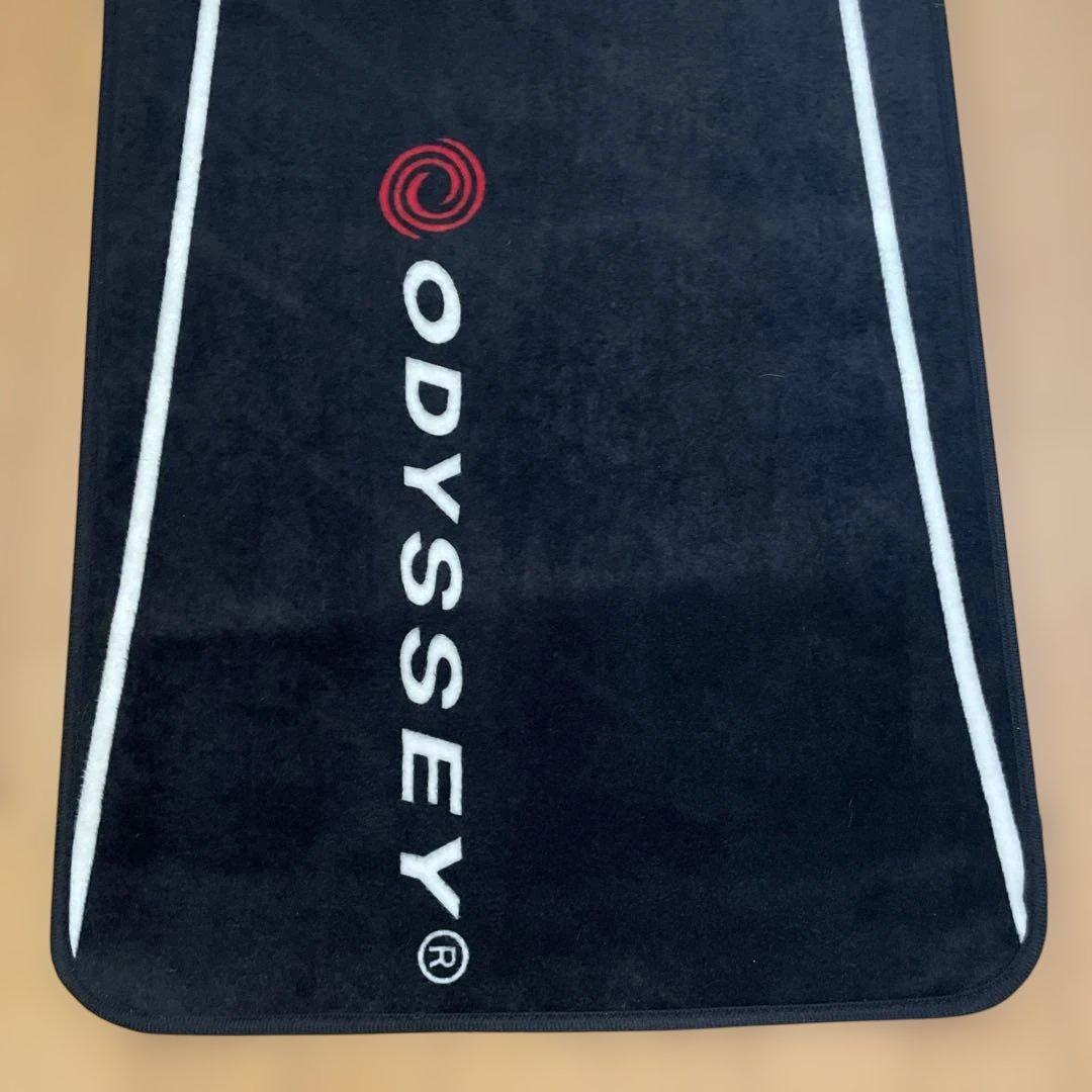 ODYSSEY ゴルフマット 赤黒