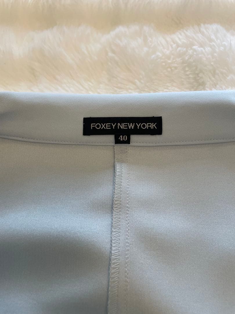 FOXEY NEW YORK ジャケット 40 ライトブルー