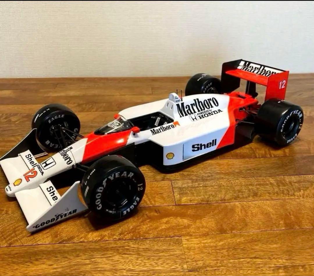 アイルトンセナ　マクラーレンMP4/4 セミスクラッチビルド 完成品