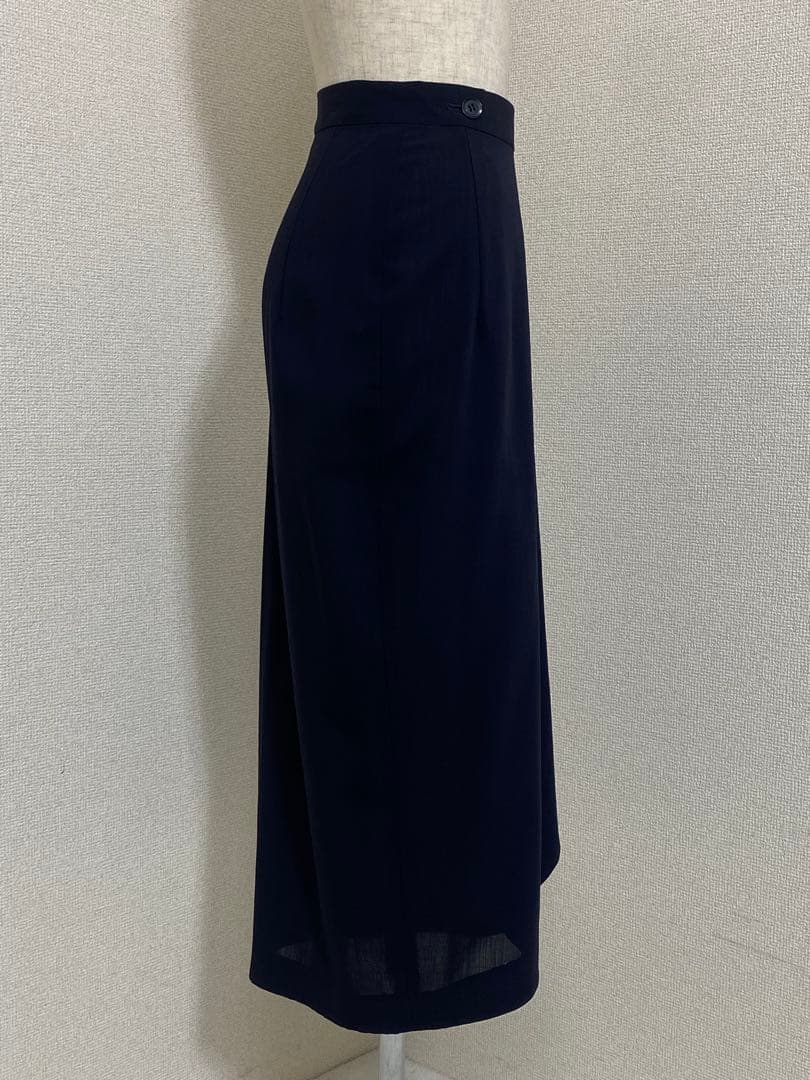 9466. 【美品】ヨウジヤマモト 変形 ラップ ロングスカート