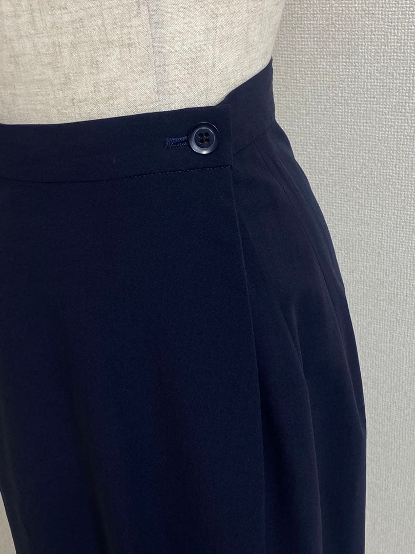9466. 【美品】ヨウジヤマモト 変形 ラップ ロングスカート