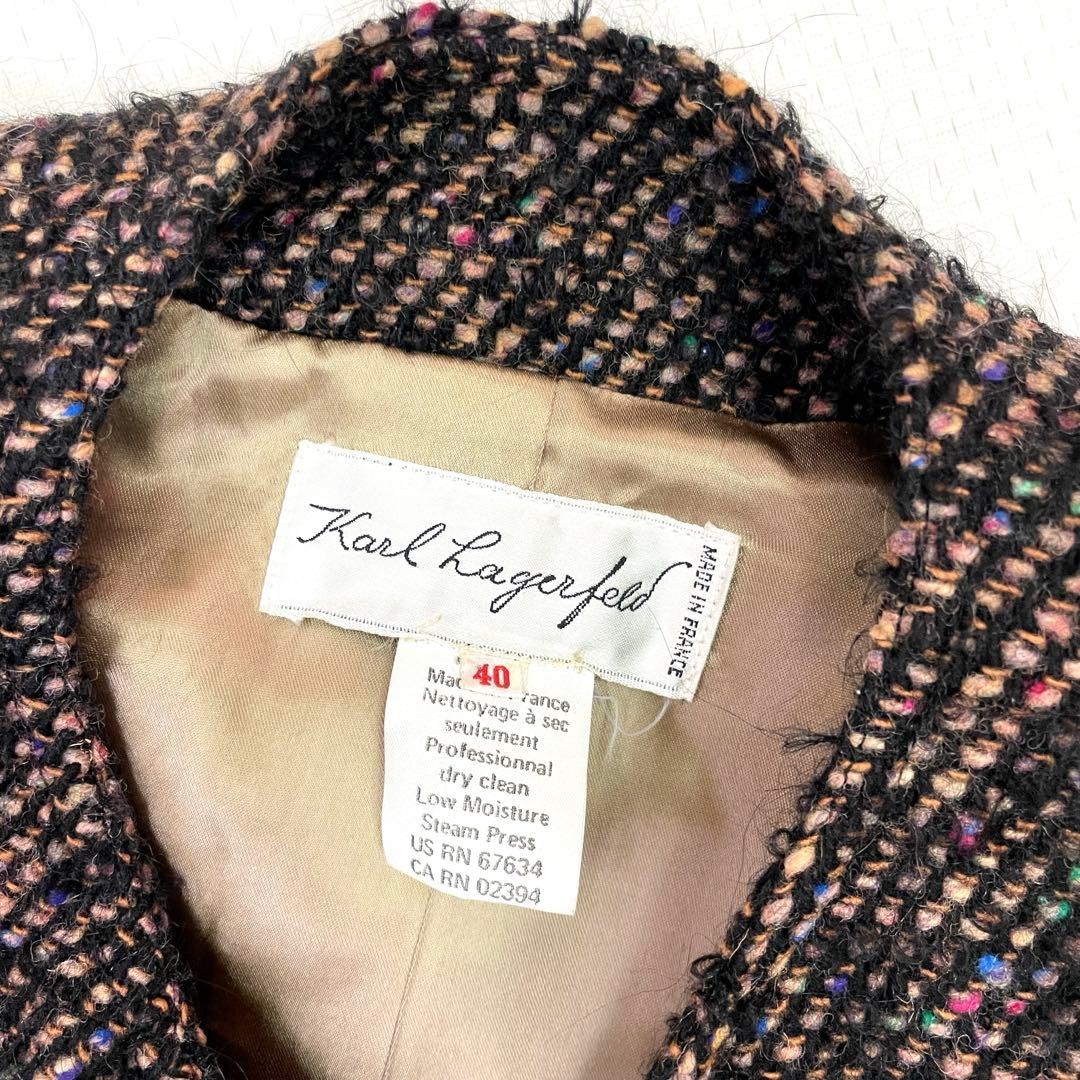 ☆美品☆フランス製KARL LAGERFELD テーラードジャケット サイズ40