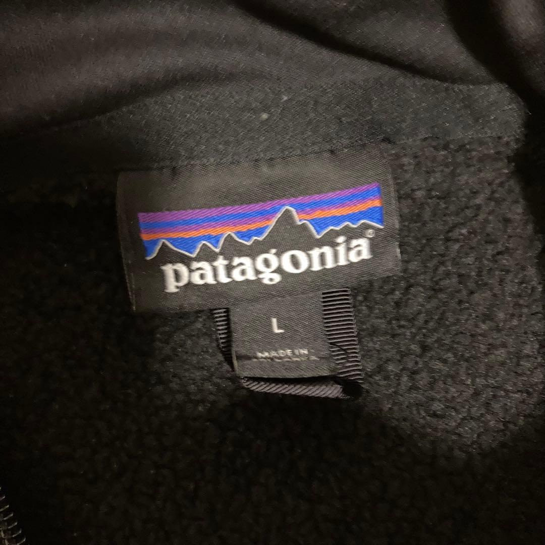 patagonia 黒 Lサイズ ベスト　古着　パタゴニア
