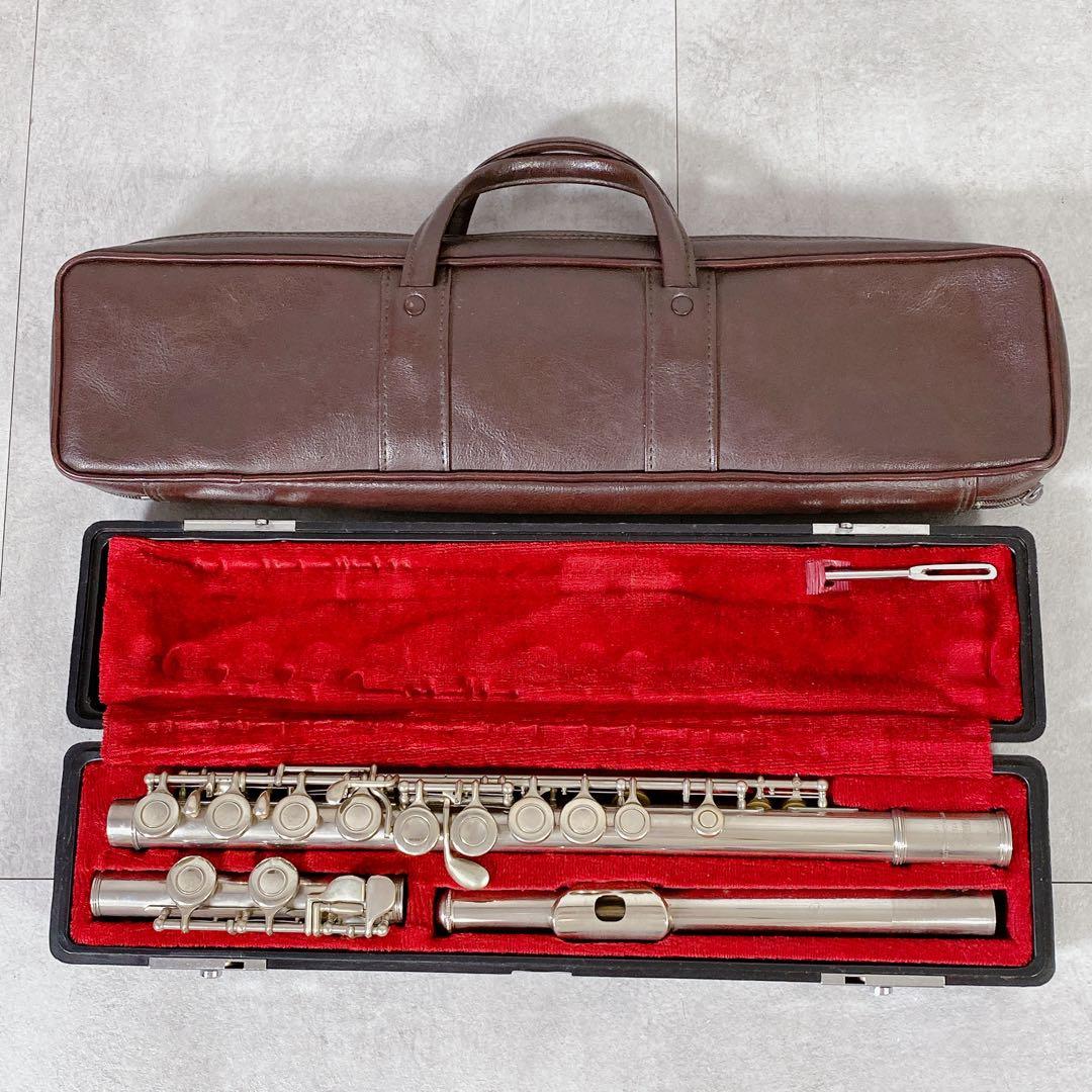 T189 ヤマハYFL-211 フルート Eメカ カバードキィ 管楽器 吹奏楽
