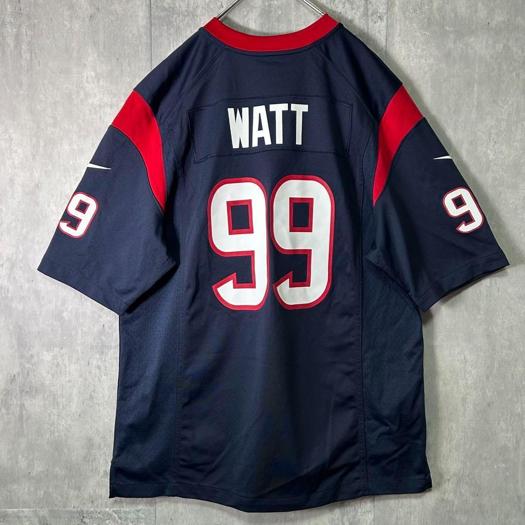 美品 NIKE ヒューストンテキサンズ JJワット ゲームシャツ M NFL