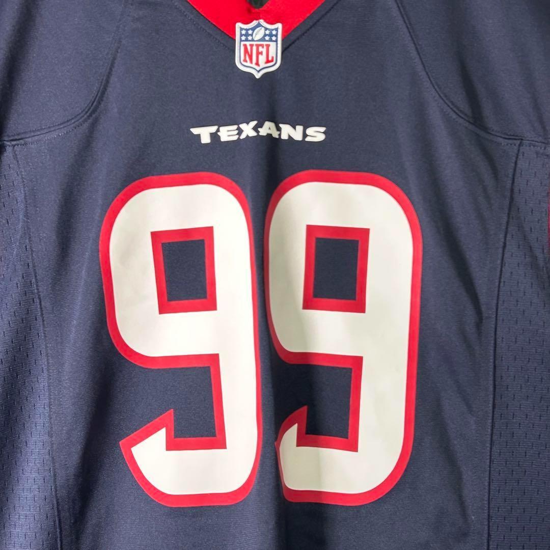 美品 NIKE ヒューストンテキサンズ JJワット ゲームシャツ M NFL