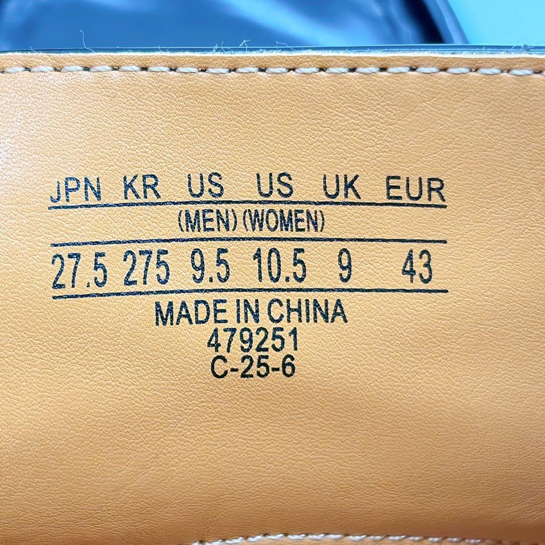 ほぼ未使用⭐️ユニクロC 27.5 チロリアンシューズ エナメル 厚底 ブラック