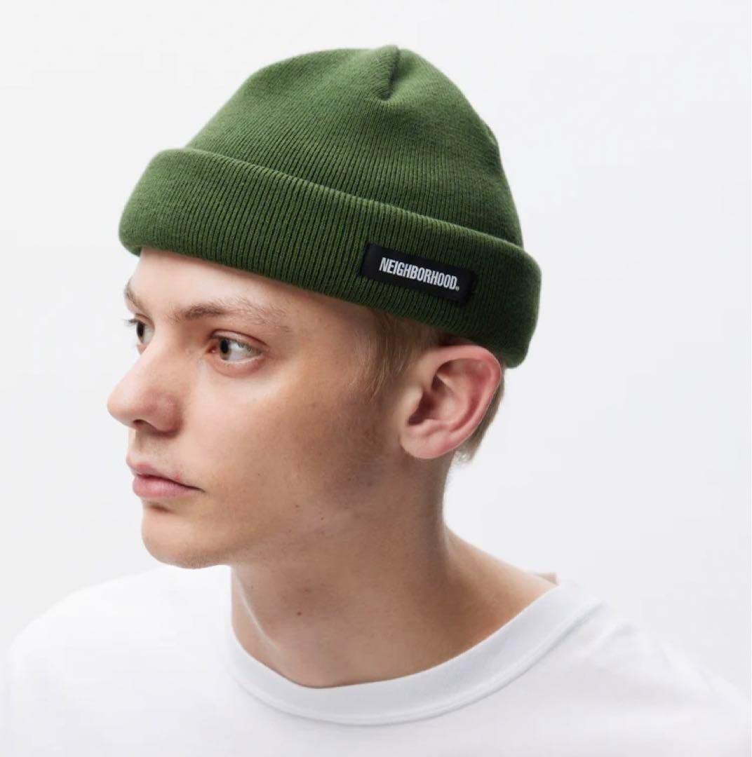 「新品」NEIGHBORHOOD ニット帽 ブラック