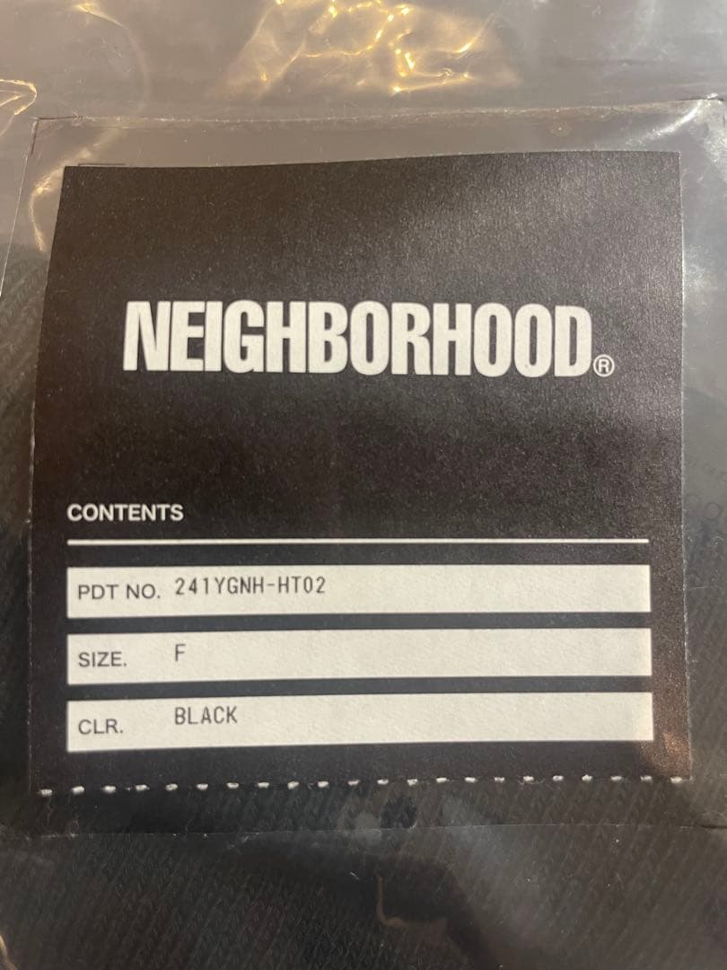 「新品」NEIGHBORHOOD ニット帽 ブラック