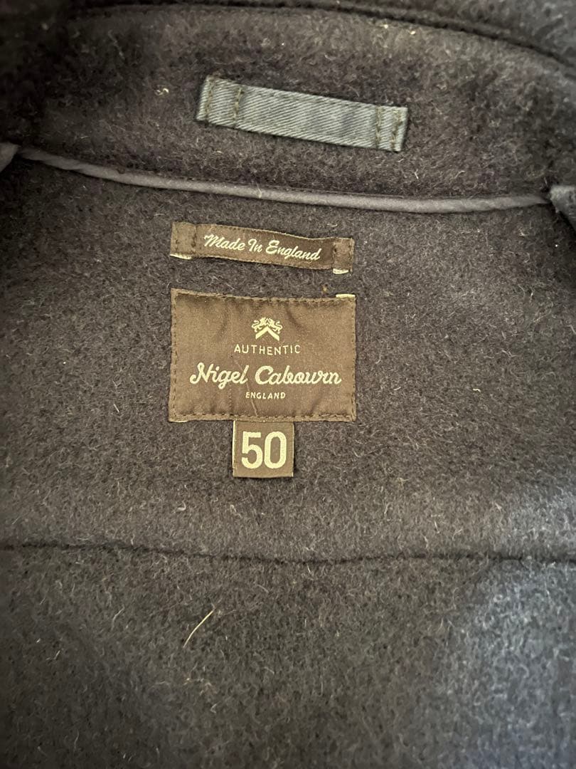[値段交渉可]Nigel Cabourn ネイビー ダッフルコート 50