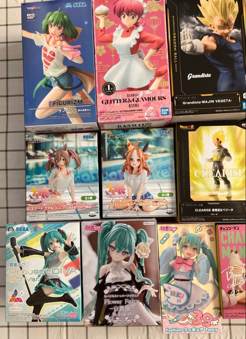 【開封済】初音ミク　ドラゴンボール　ウマ娘　美少女フィギュア　セット　まとめ売り