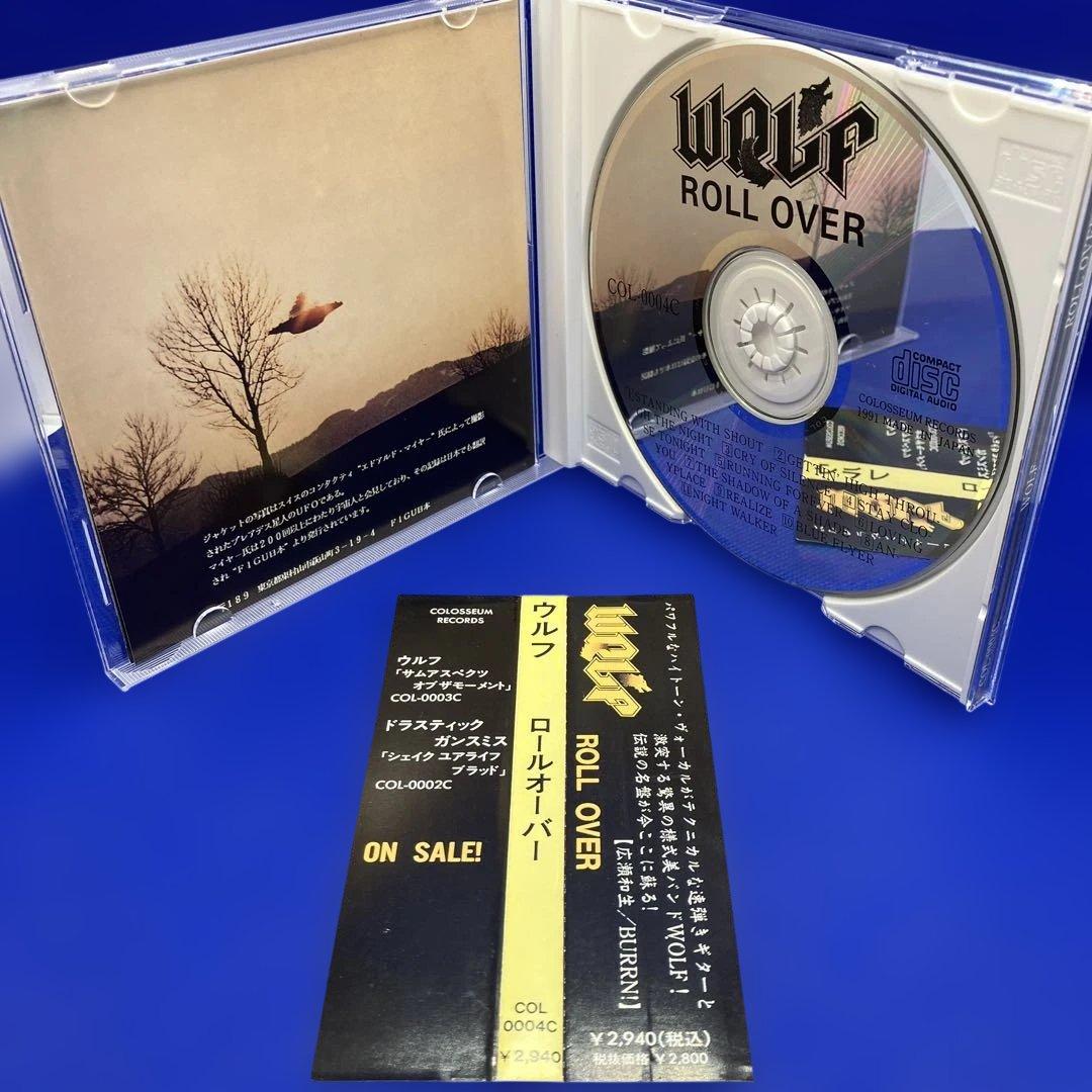 CD WOLF ウルフ　ROLL OVER ロールオーバー　1991年盤　帯付き