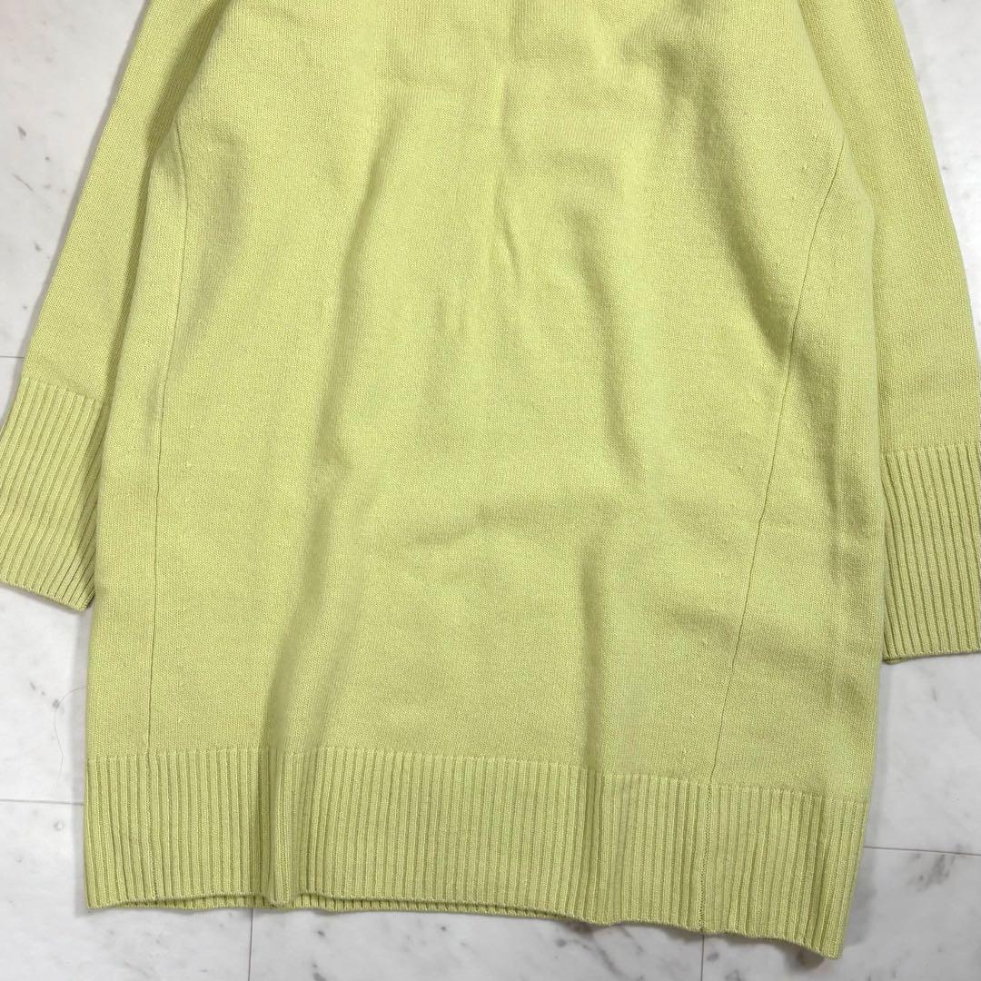 人気 エストネーション ウールカシミヤハイネックワンピース ニット 定価2.8万