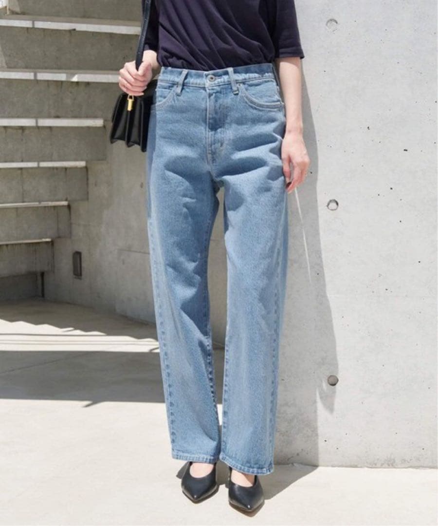 スローブイエナ　LE DENIM ストレートデニムパンツ　38