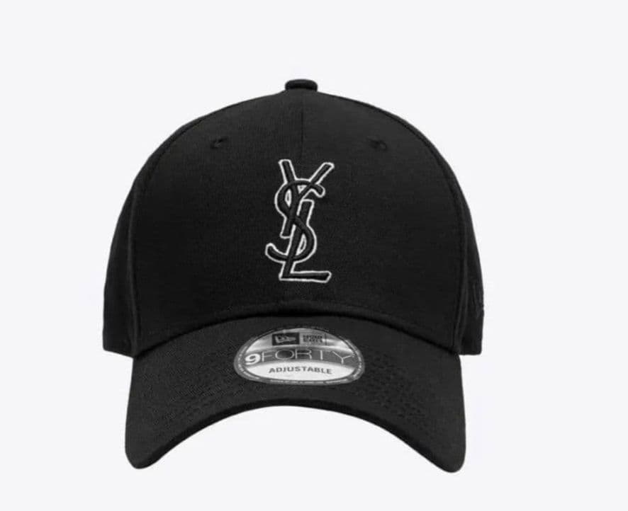 サンローラン New Era ニューエラ YSL モノグラム キャップ