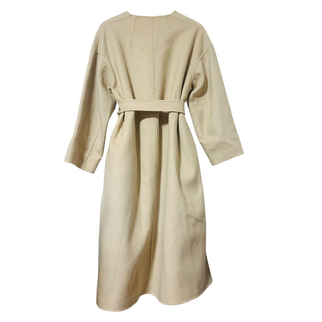 定価48,400円 IENA × MANTECOノーカラーコート 36 マキシ丈