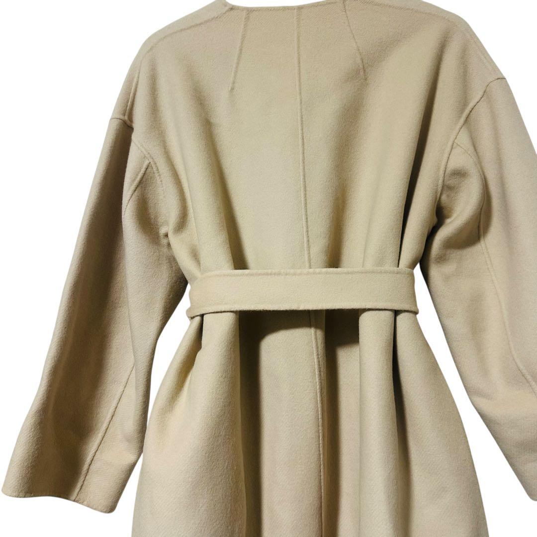 定価48,400円 IENA × MANTECOノーカラーコート 36 マキシ丈