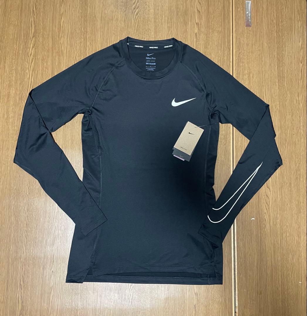 NIKE PRODri-FITロングスリーブメンズ ブラック