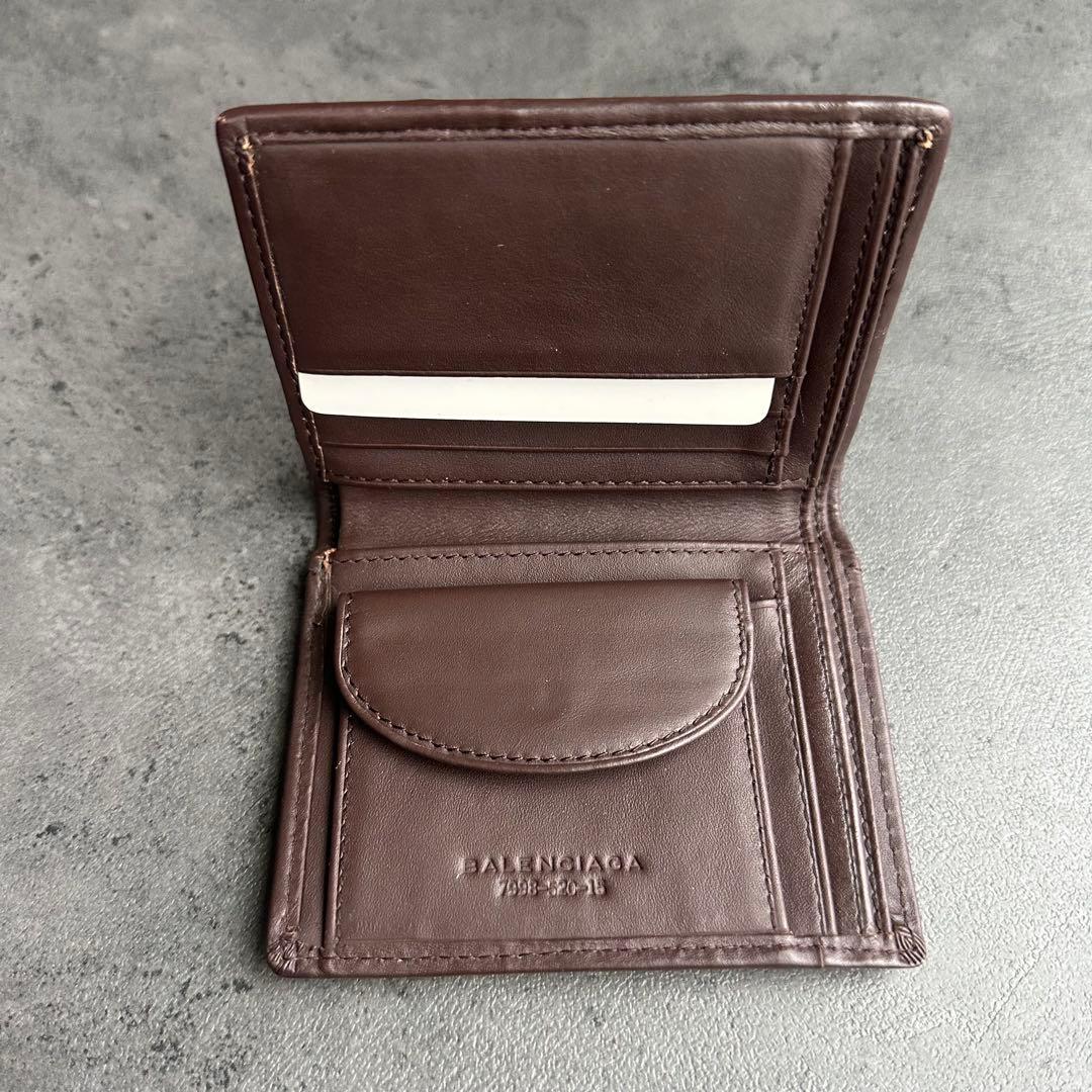 超希少✨BALENCIAGA BBモノグラム　スタッズ　二つ折財布