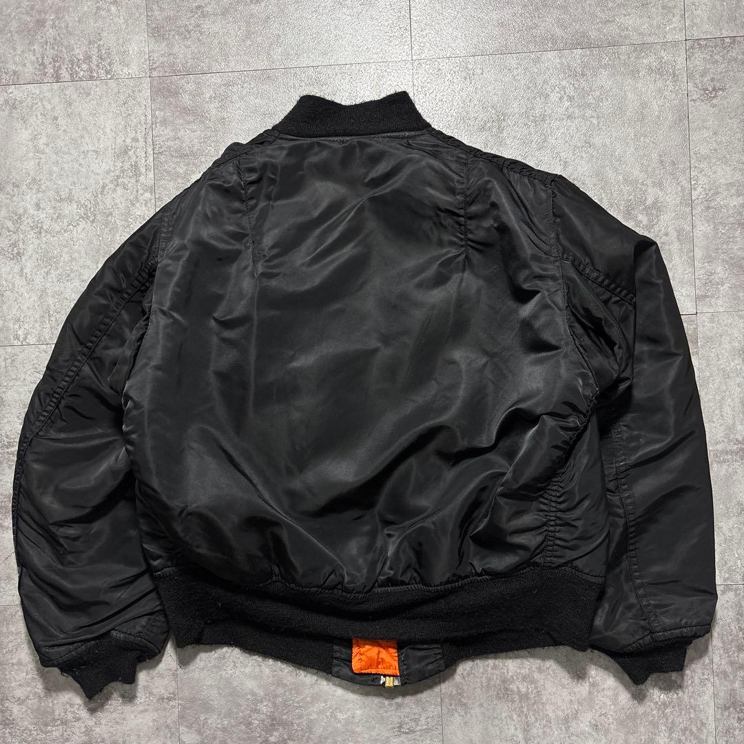 70s〜80s alpha USA製　ideal ma-1 jkt black