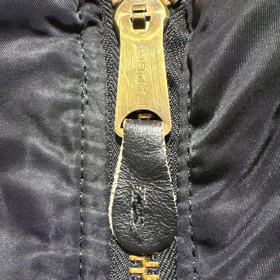 70s〜80s alpha USA製　ideal ma-1 jkt black