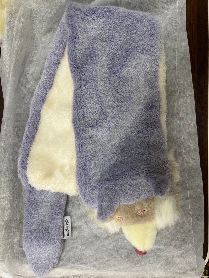 動物デザイン マフラー ookamigocco 作家　値下げしました！
