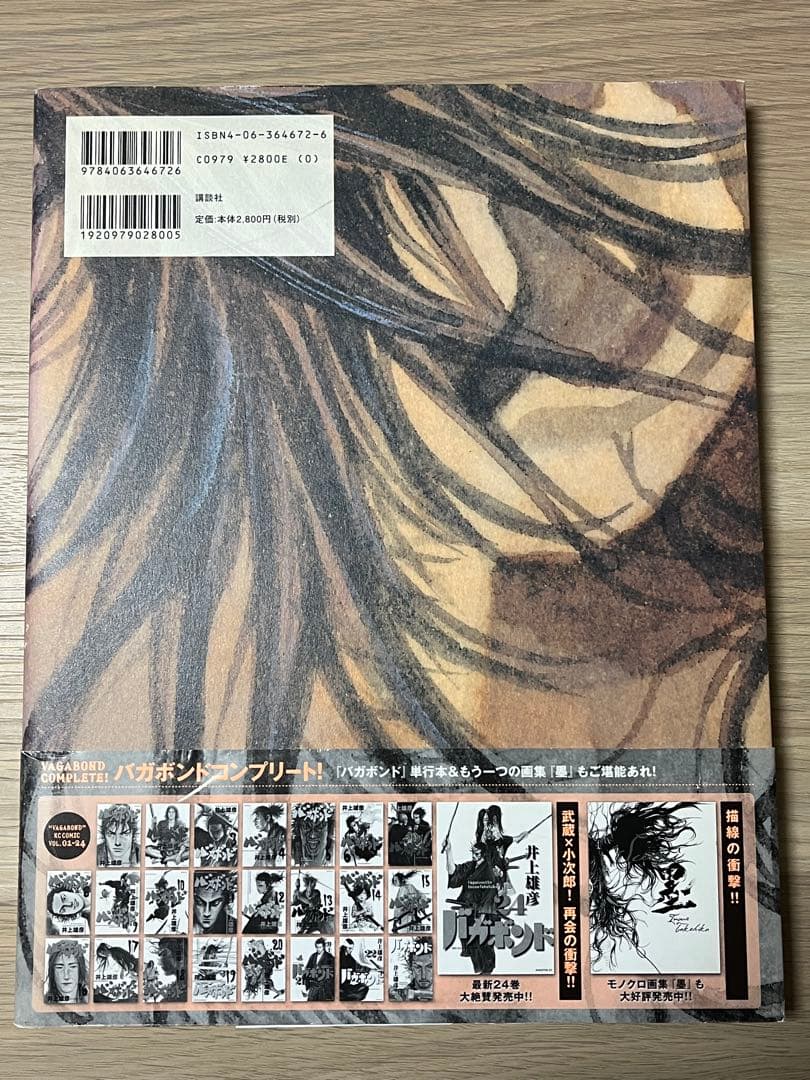 井上雄彦 バガボンド画集 WATER
