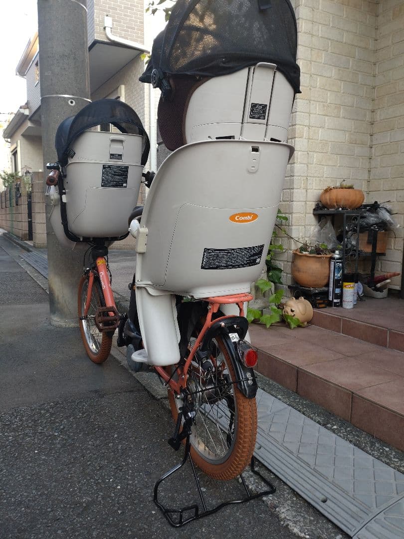【のあ】配送可【２０１９年製ギュット】電動アシスト自転車★３人乗子供乗