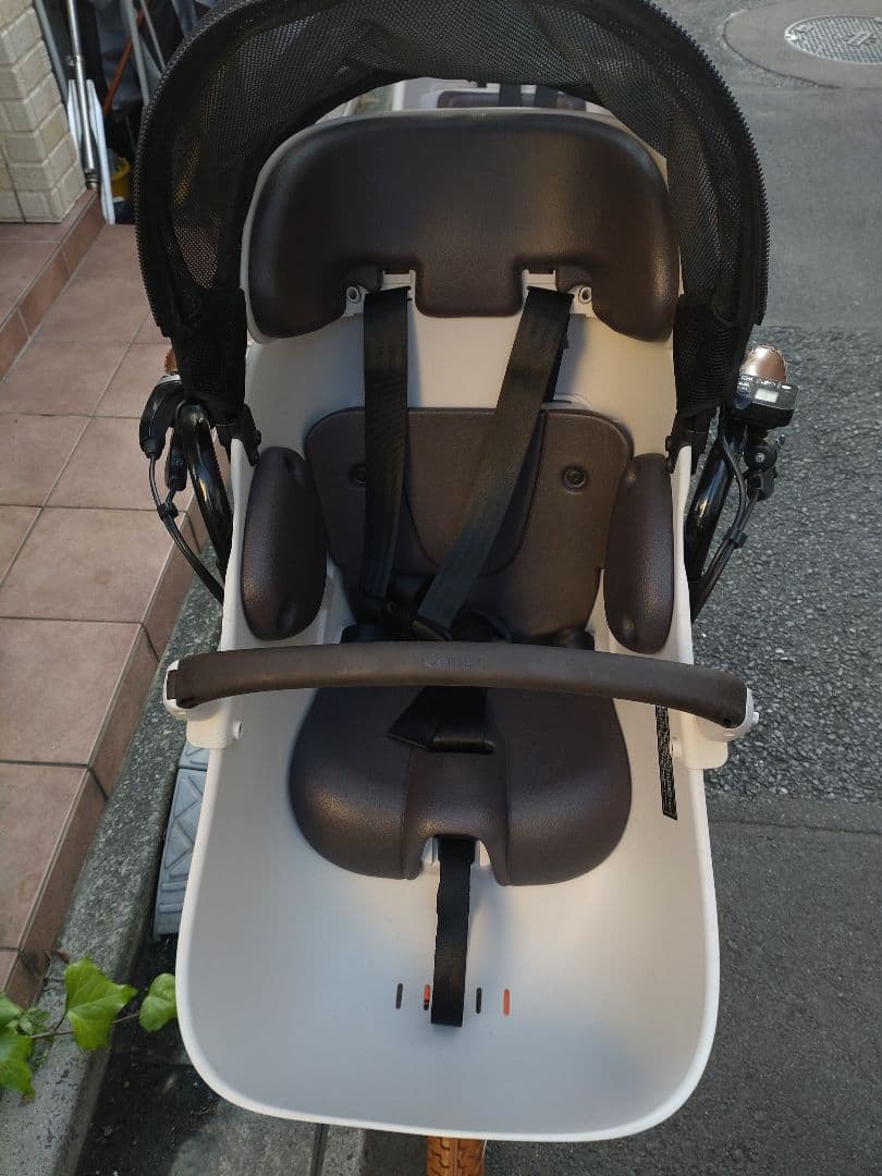 【のあ】配送可【２０１９年製ギュット】電動アシスト自転車★３人乗子供乗