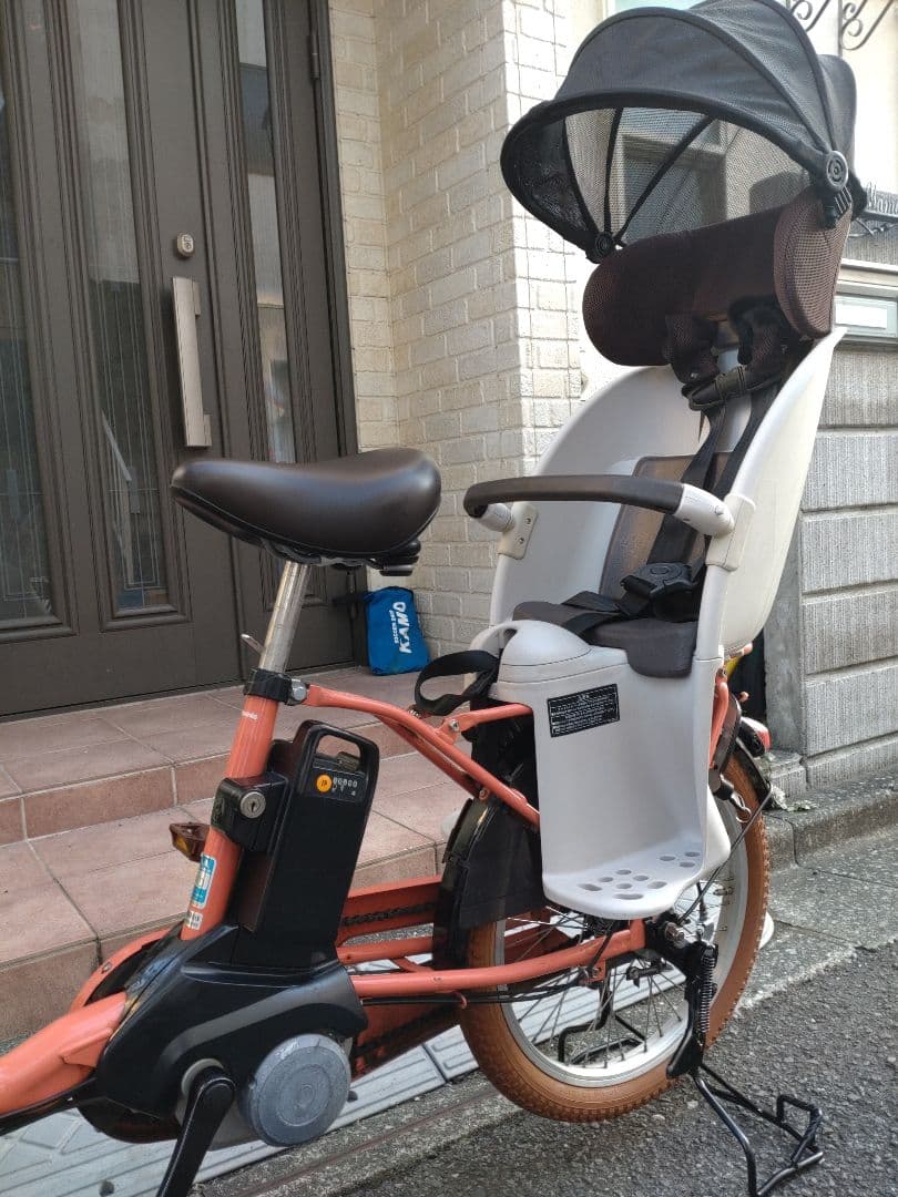 【のあ】配送可【２０１９年製ギュット】電動アシスト自転車★３人乗子供乗