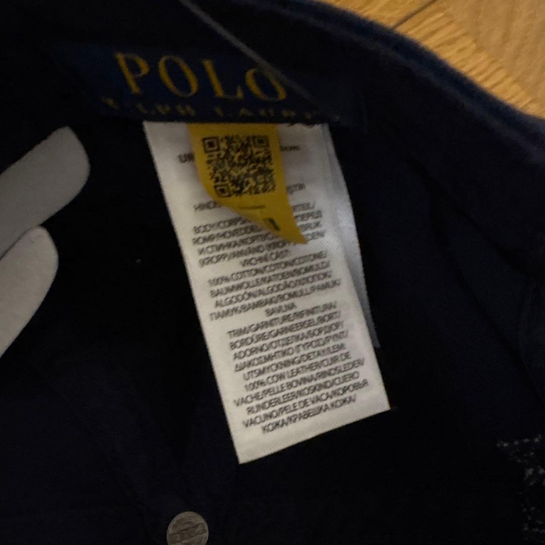 新品⭐︎POLO ラルフローレン　ネイビーキャップ