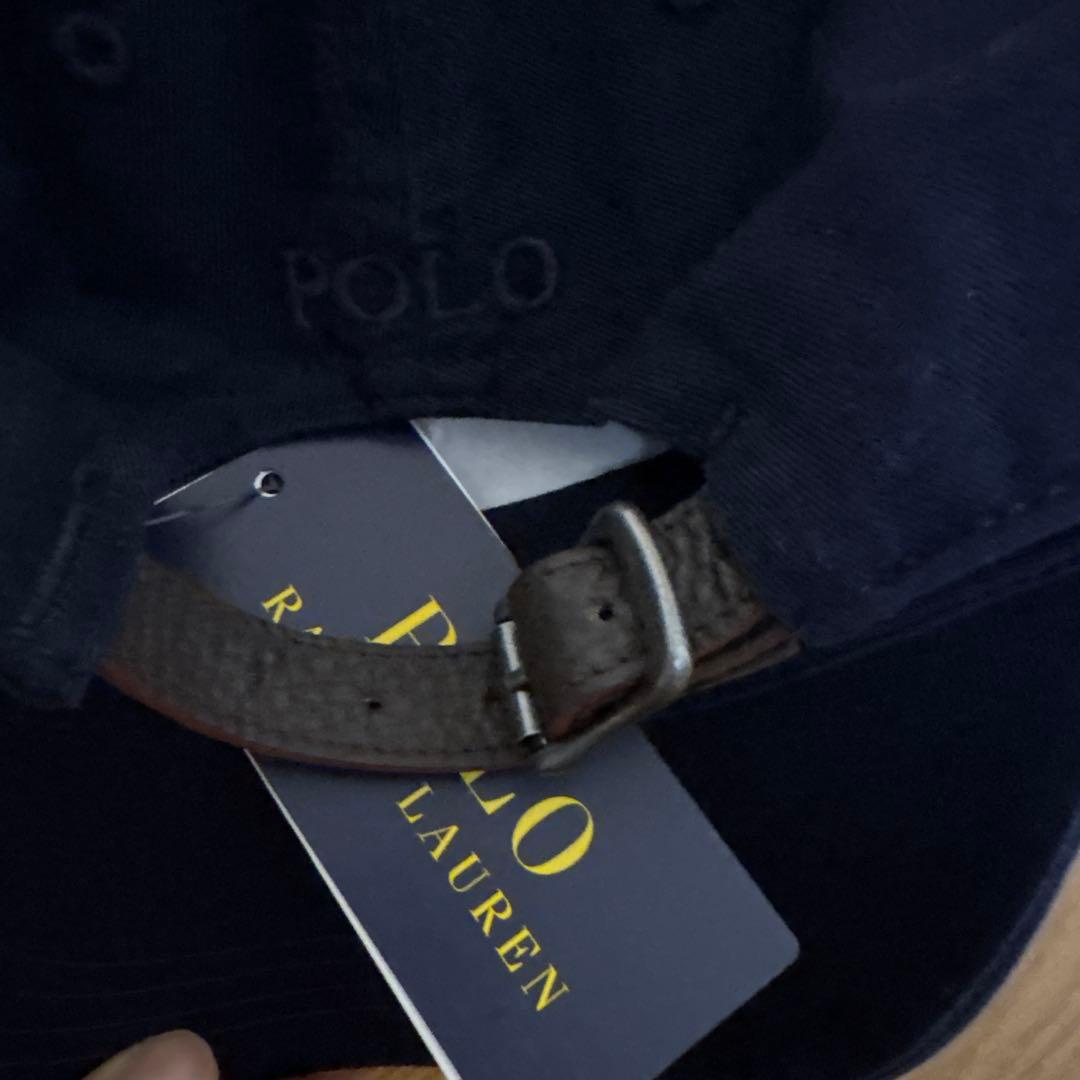 新品⭐︎POLO ラルフローレン　ネイビーキャップ