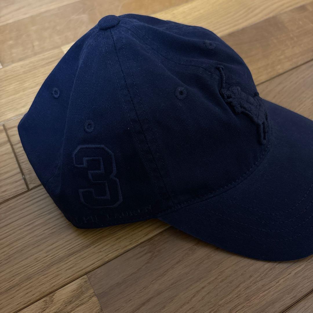 新品⭐︎POLO ラルフローレン　ネイビーキャップ