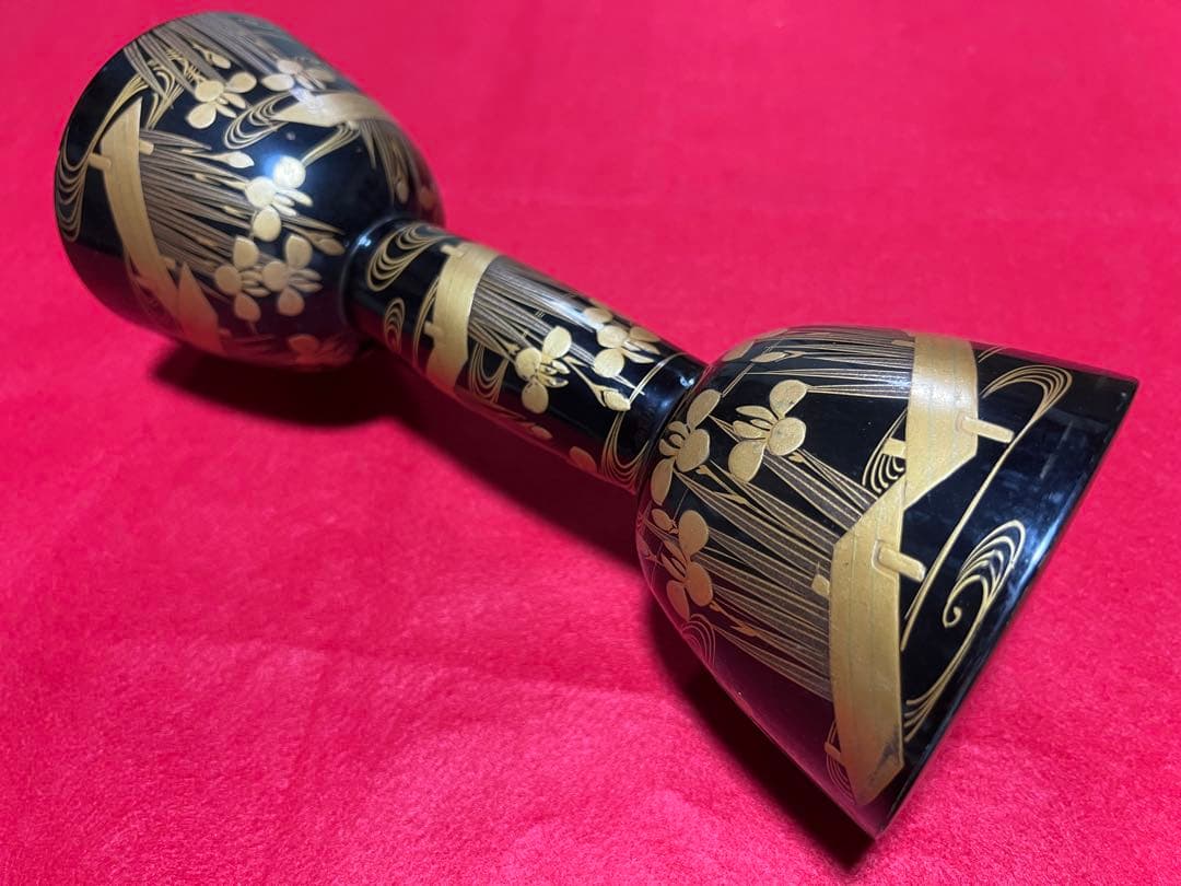 鼓 小鼓 古胴 金蒔絵 明治期？