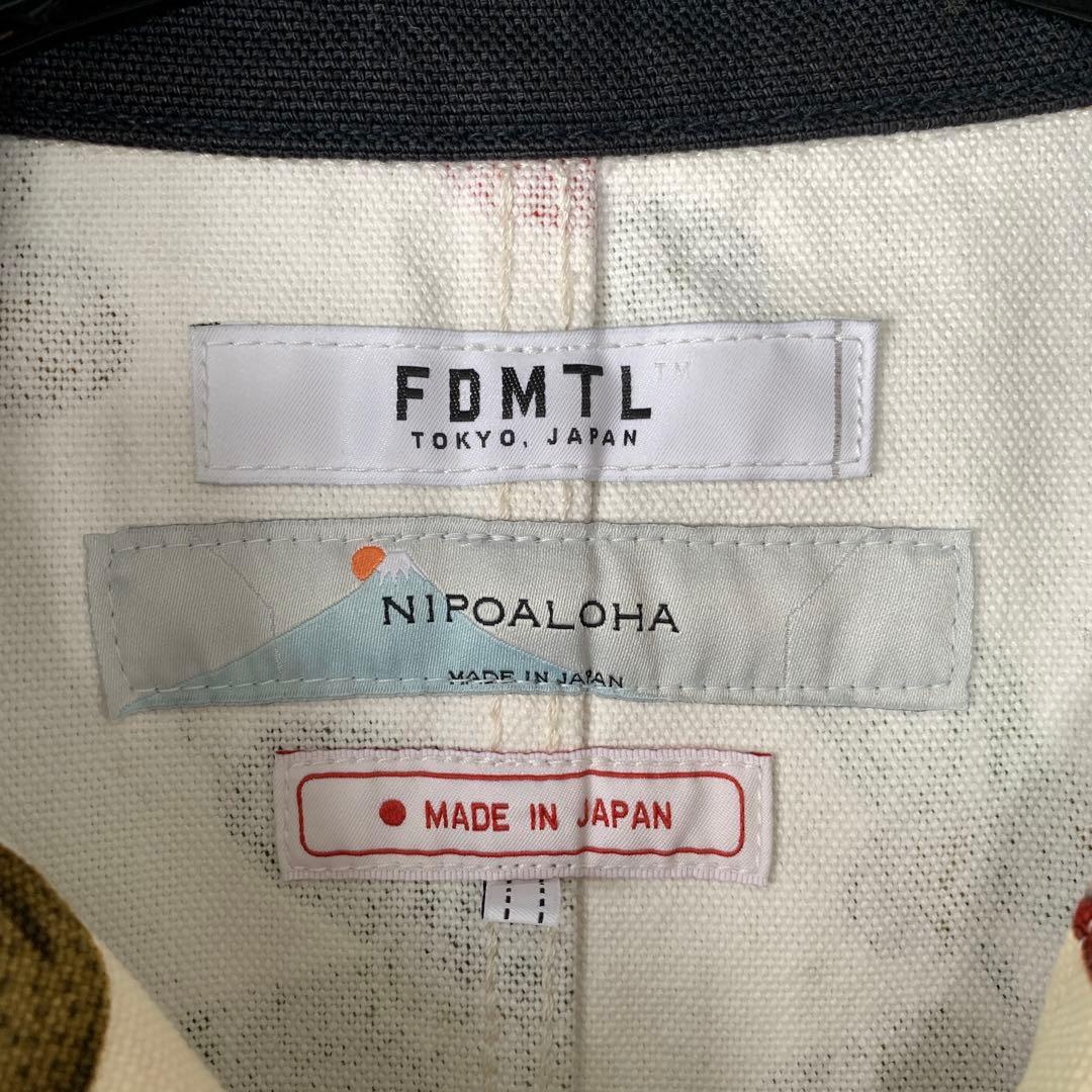 FDMTL NIPOALOHA 伊藤若冲 菜果模様 カバーオールファンダメンタル