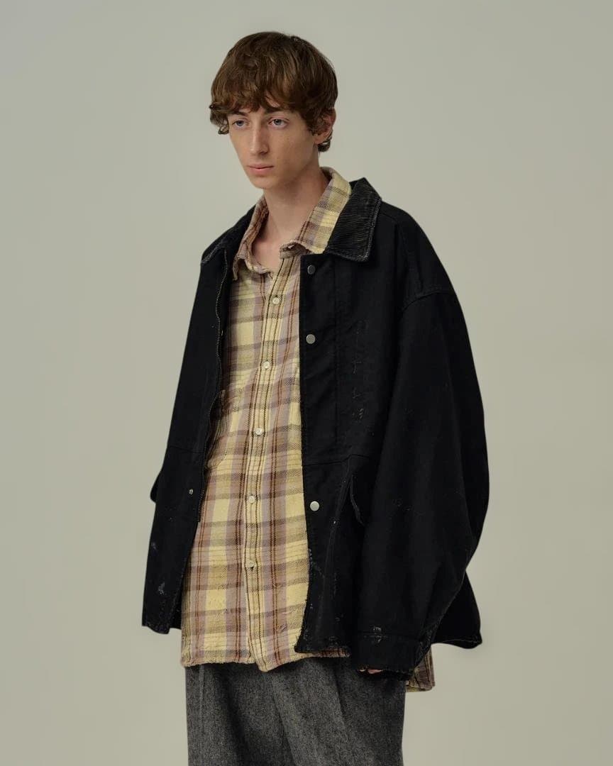 新品／完売品【サイズ2】アンセルムMOLESKIN WORK JACKET