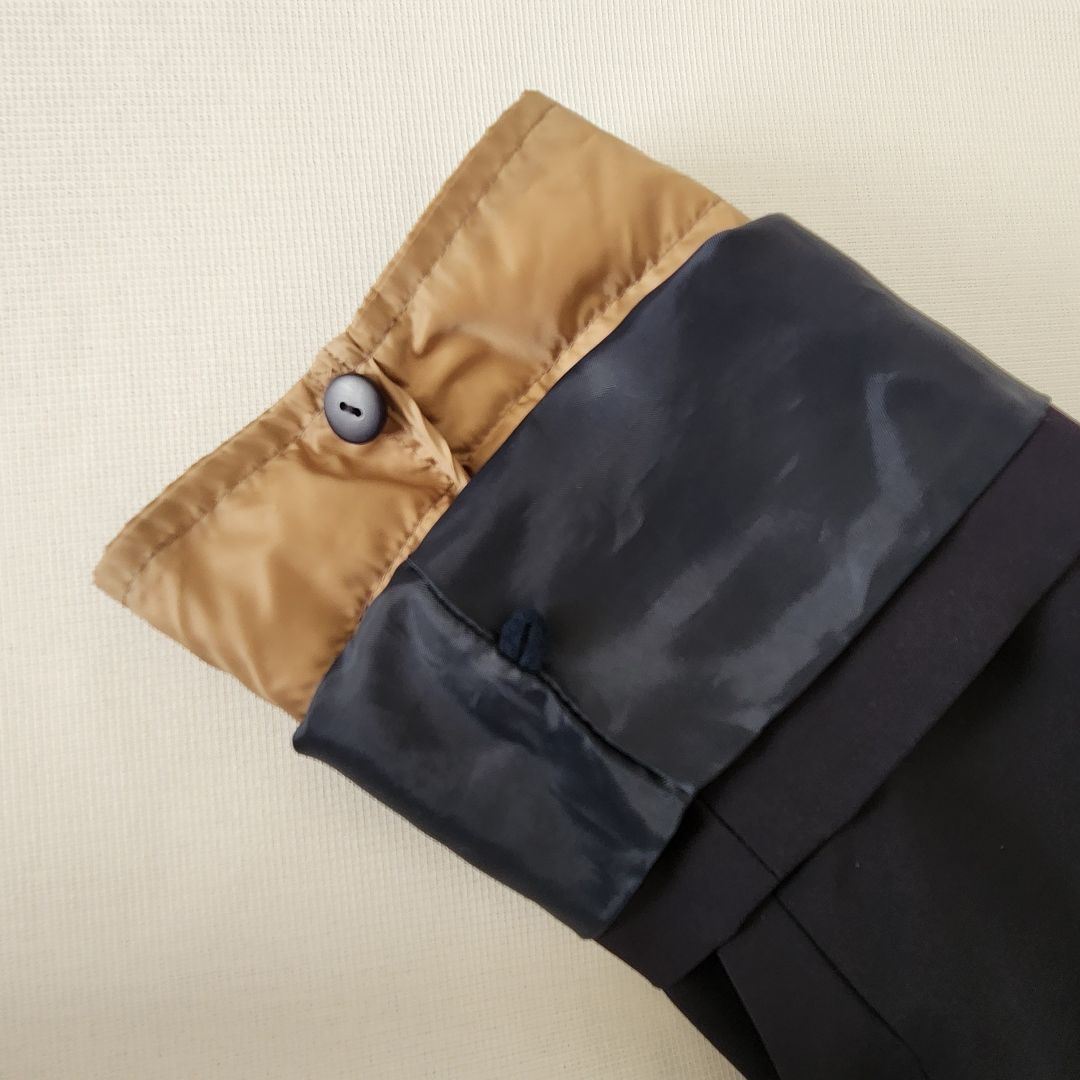 AMACA アマカ　ステンカラーコート ロングコート　ライナー　ネイビー2way