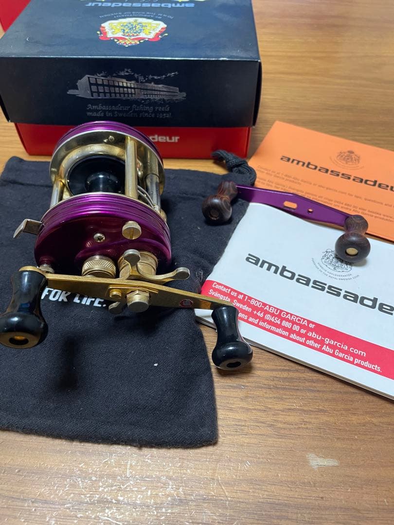 k*m様 最終　アブ　アンバサダー　6500CDL 限定品　紫＆金078/200
