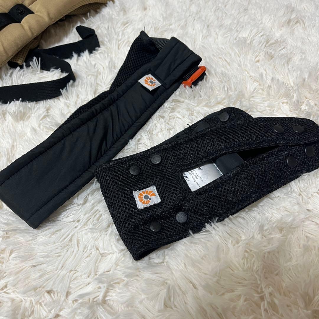 【美品】エルゴベビー　オムニ360 クールエア　ベージュ　抱っこ紐 検印有