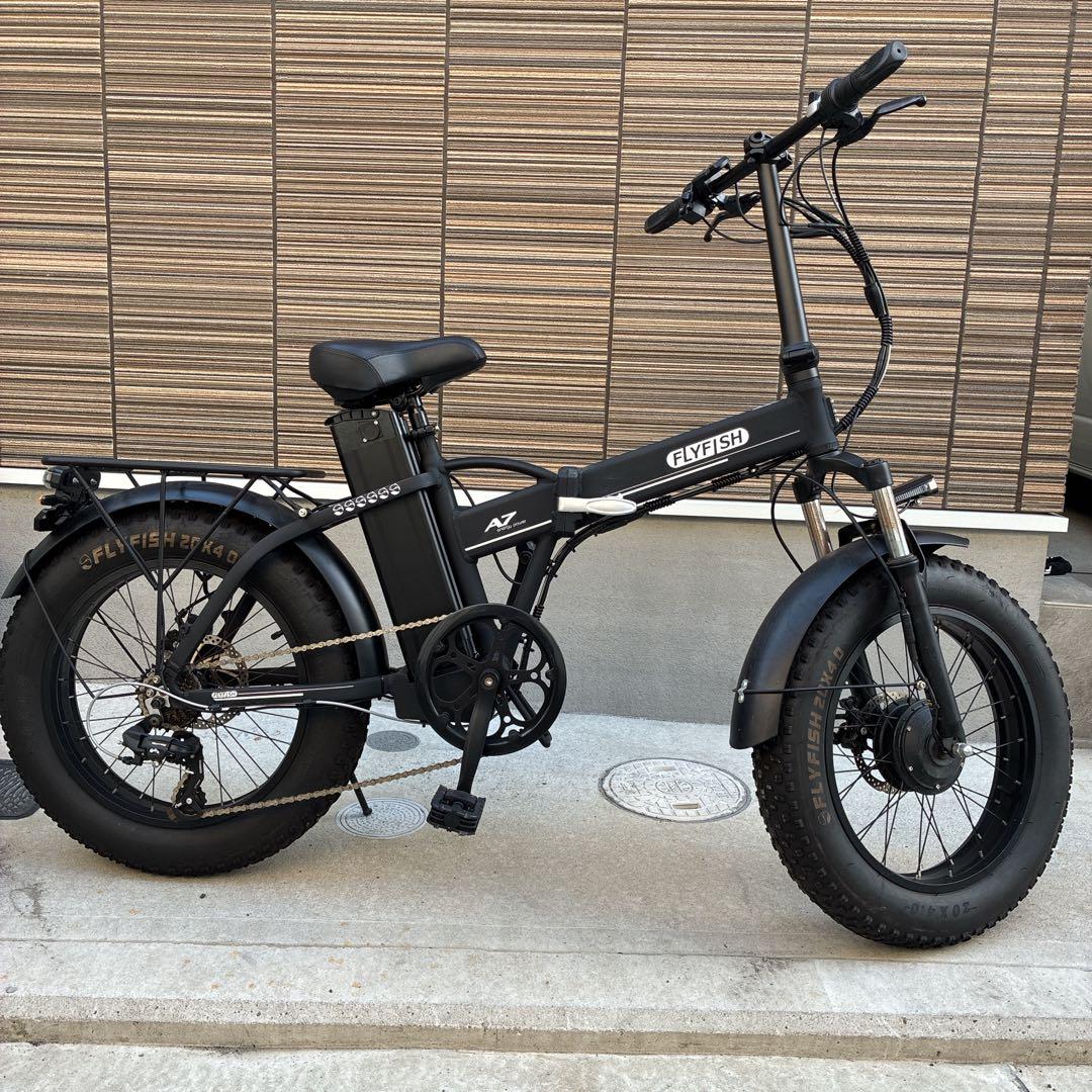 まさとぱぱ様FLYFISH A7 電動アシスト自転車 ブラック