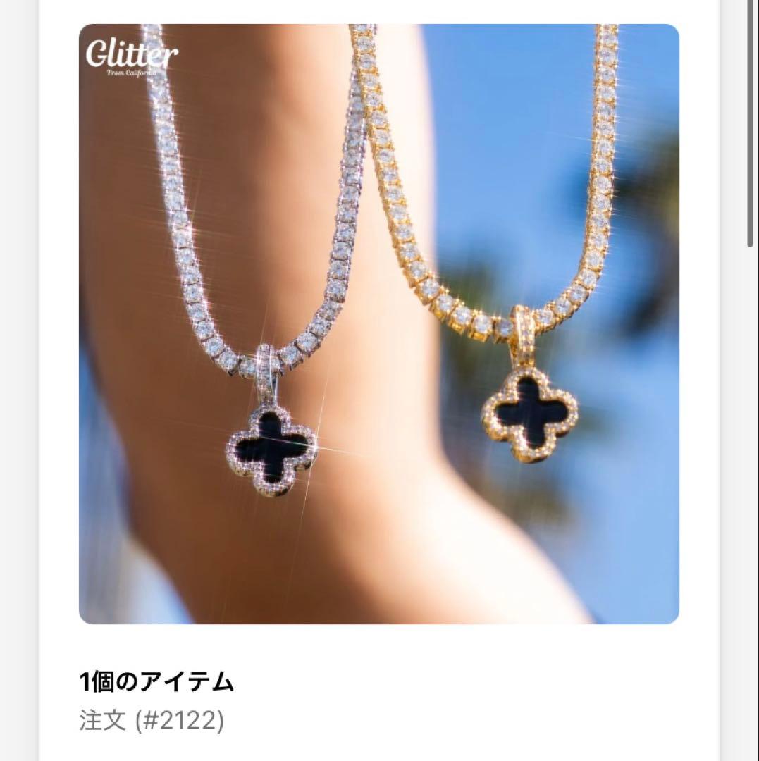 glitter ネックレス