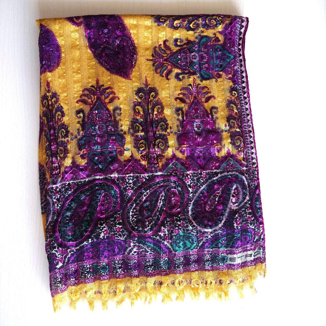 ETRO ペイズリー柄 ストール　イタリア製