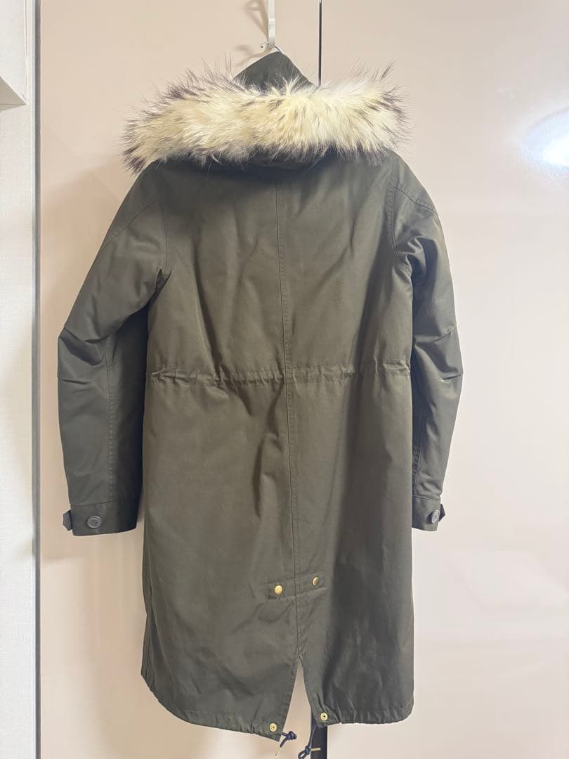 イエナ　IENA モッズコートM 38サイズ カーキ ラクーン ファー付き