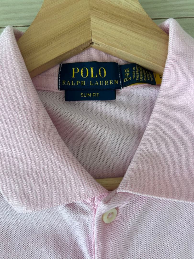 Polo Ralph Lauren ピンク ポロシャツ XS