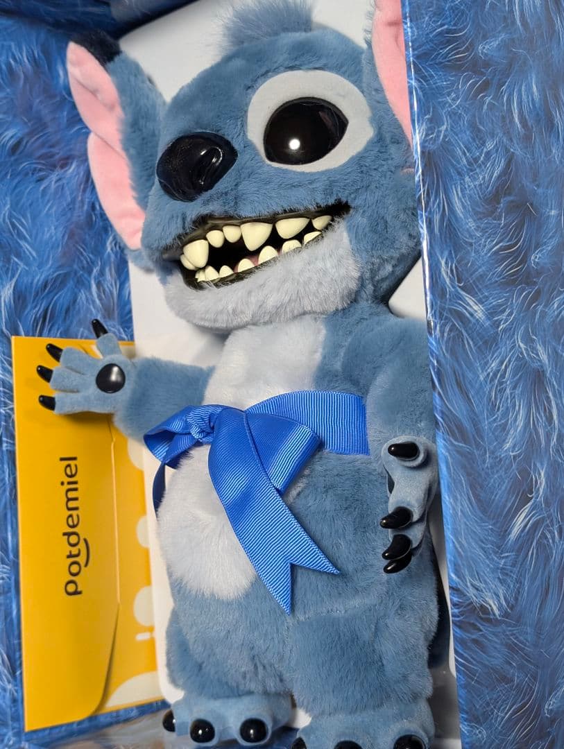 海外限定 　スティッチ　リアルぬいぐるみ　28cm　公式正規品