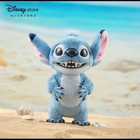 海外限定 　スティッチ　リアルぬいぐるみ　28cm　公式正規品