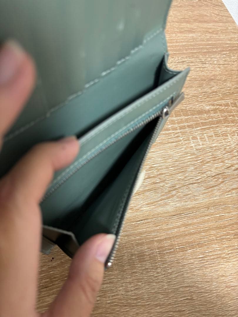 CELINE ミントグリーン 二つ折り財布
