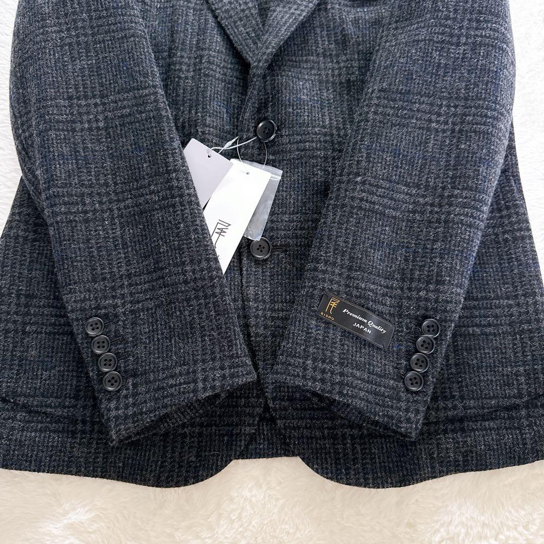 新品✨【BEAMS LIGHTS】尾州ウール ジャケット チャコールグレー M
