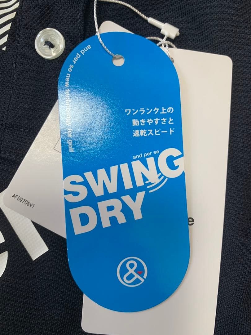 and per se レディースポロシャツ　ゴルフ　新品未使用タグ付！