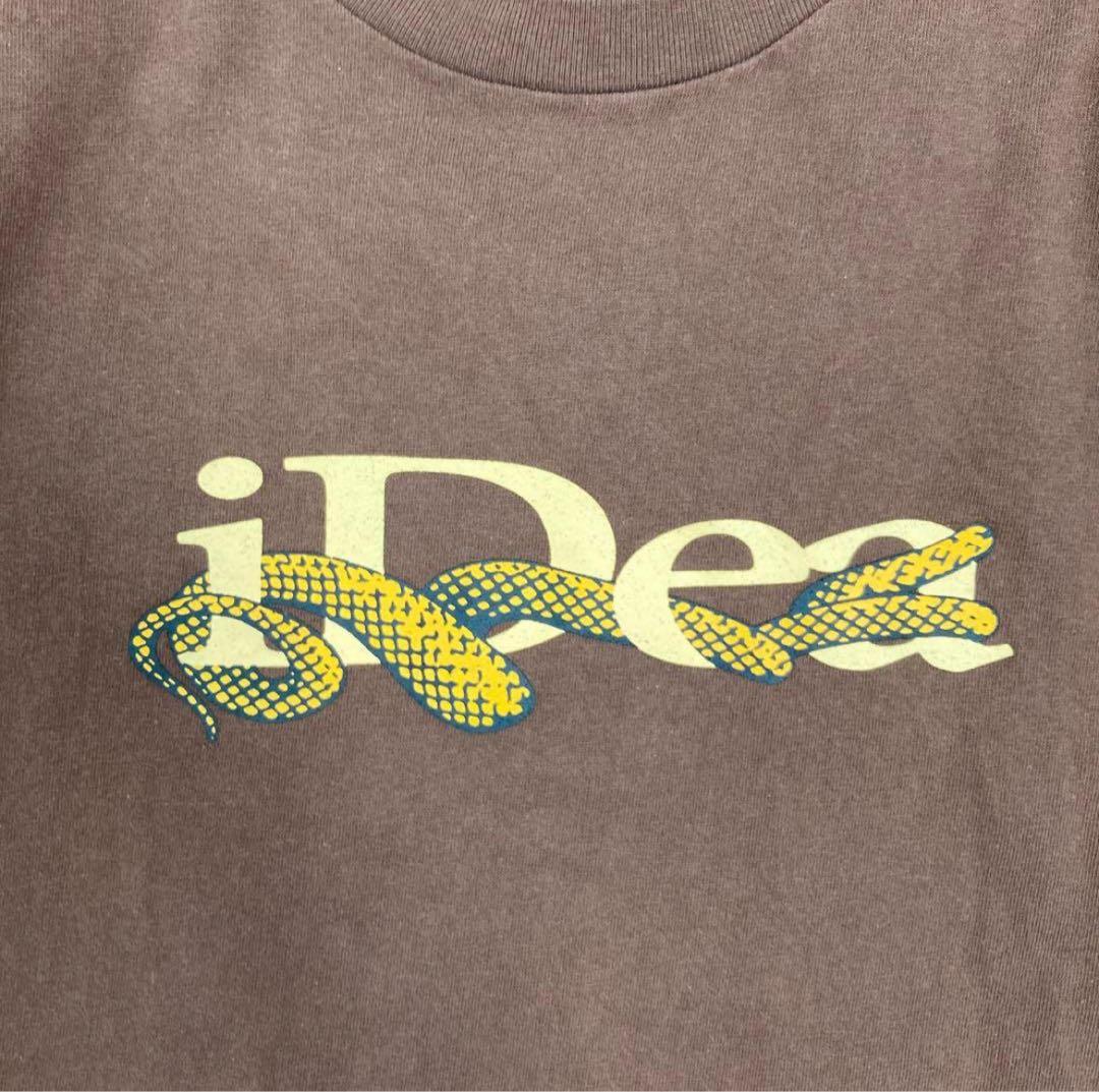 【激レア】IDEASWAM イデアスワム スネークロゴ Tシャツ L ブラウン